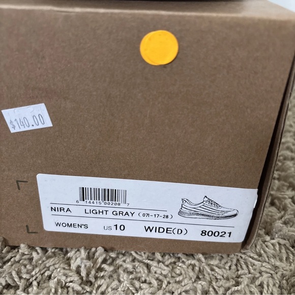 OrthoFeet Women’s Nira Light Gray Sneakers Shoes Size 10 D WIDE - Picture 3 of 10